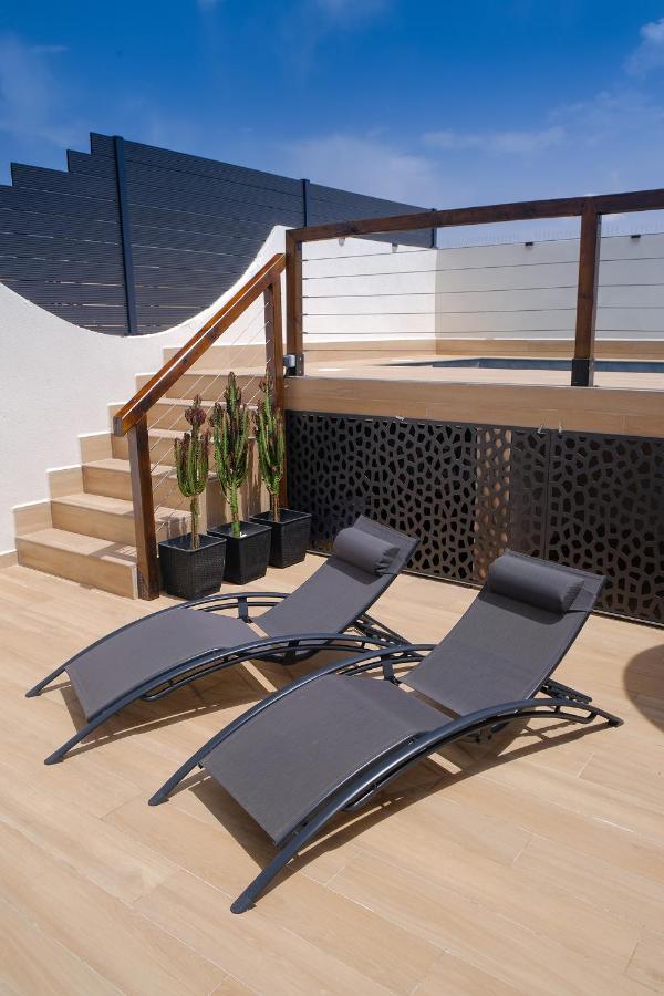 Ático con piscina privada a 150m de la playa Vera Exterior foto