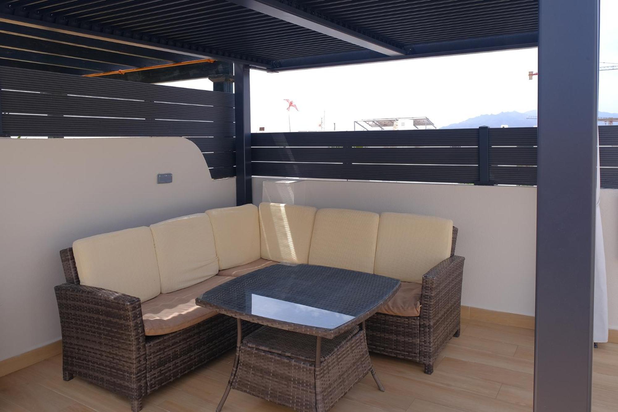 Ático con piscina privada a 150m de la playa Vera Exterior foto